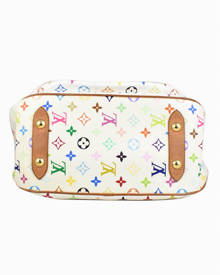 Bolsa Louis Vuitton x Murakami original Rita branca feminino